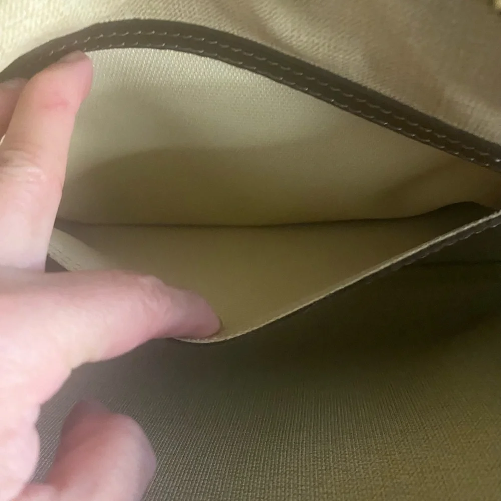 Louis Vuitton Denier Ebene Reporter PM size